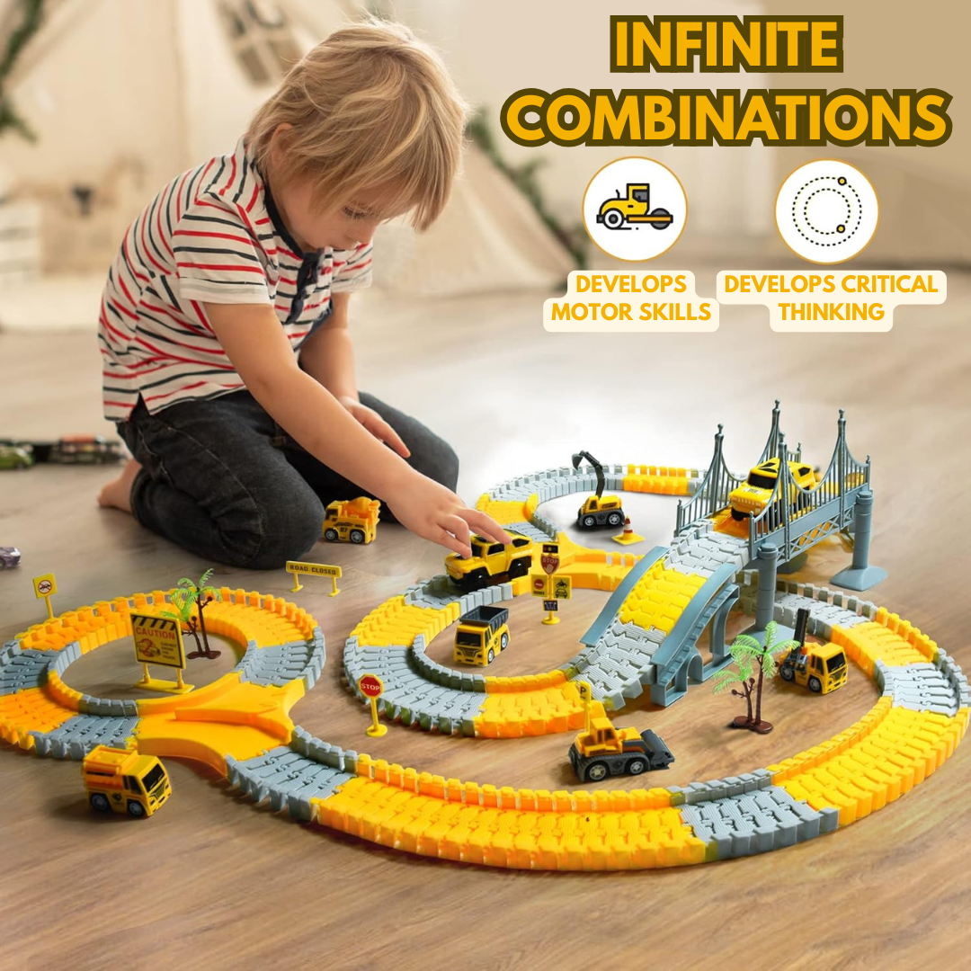 Montessori FlexiPath™ – Educational Adventure Track | Construction Site