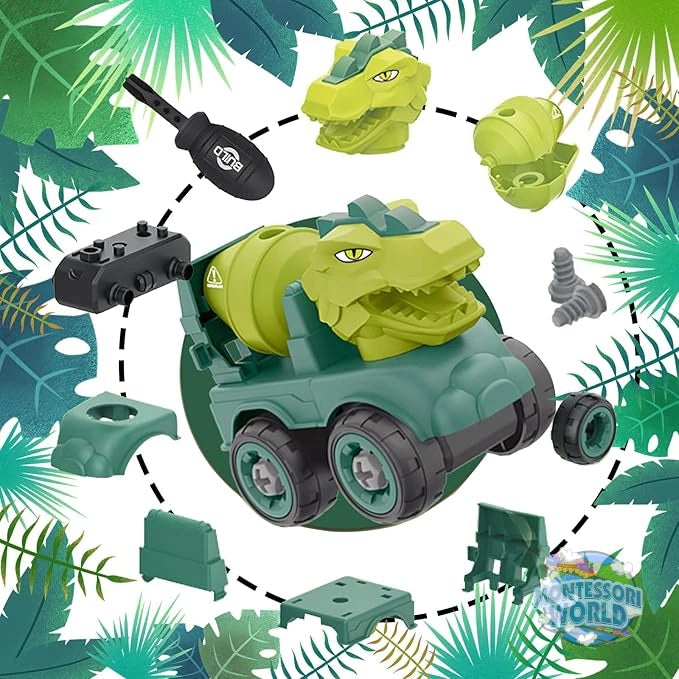 Montessori DinoTruck™- Build the Truck