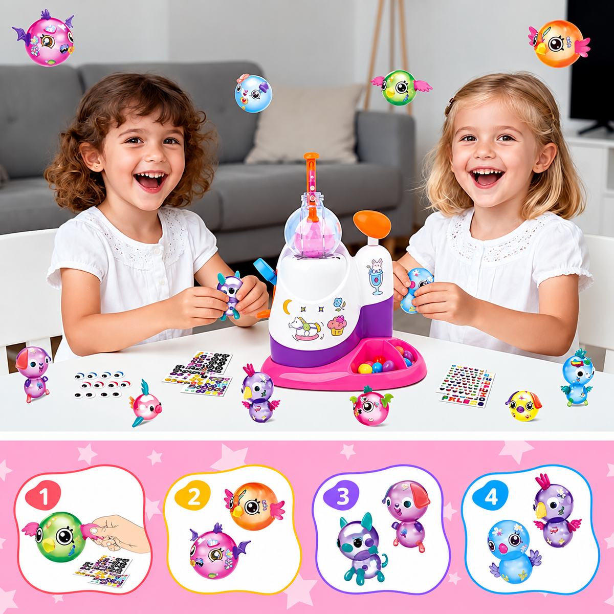 Montessori Bubble Friends™– Create Your Own Characters