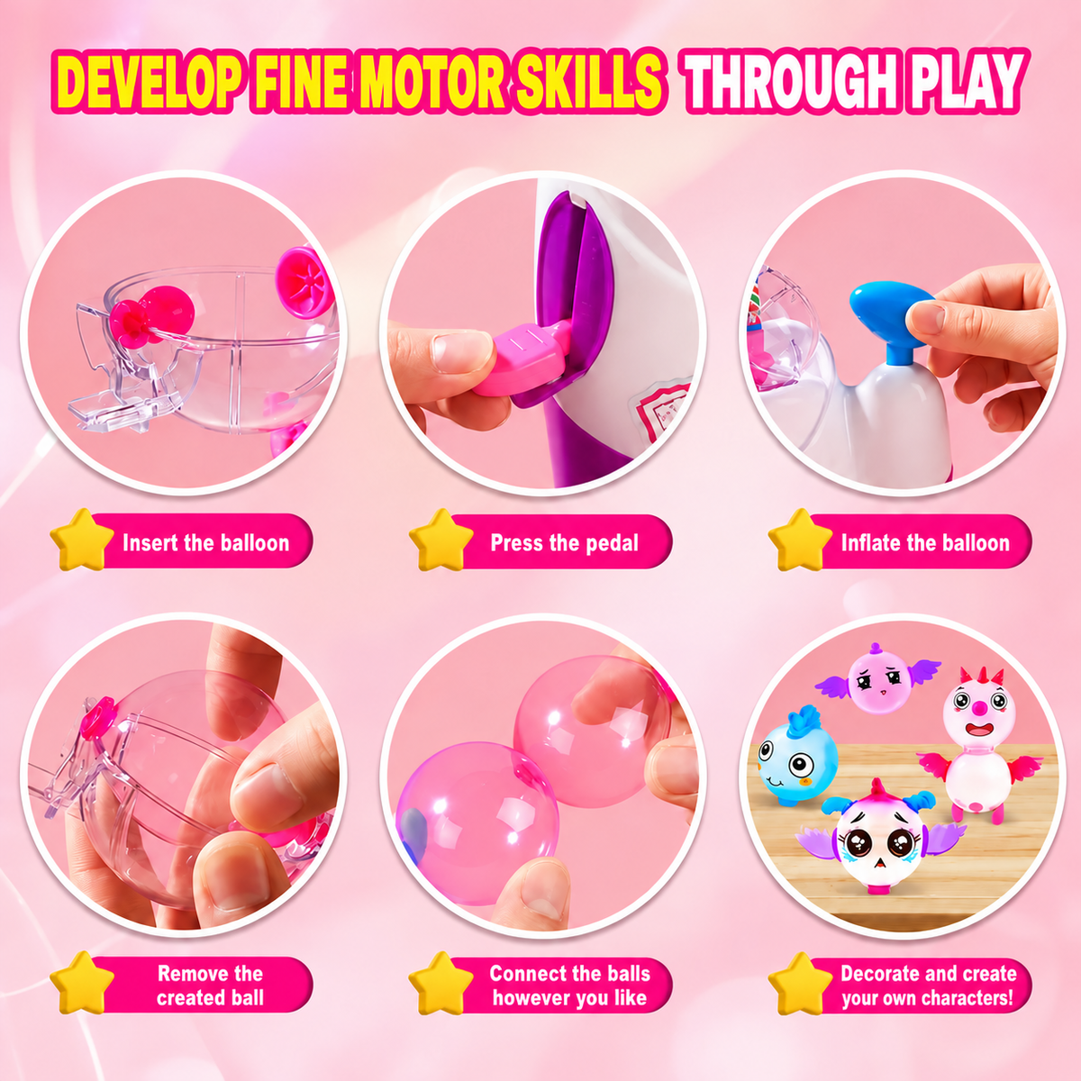 Montessori Bubble Friends™– Create Your Own Characters
