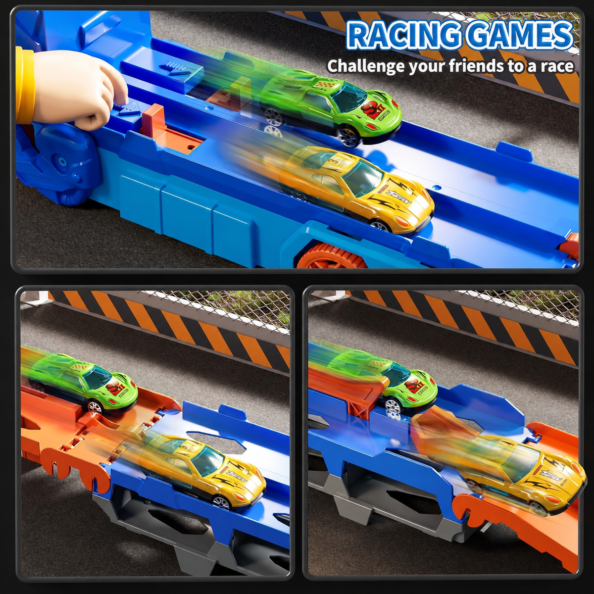 Montessori DinoTrack™ – Car Track and Parking Garage