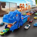Montessori DinoTrack™ – Car Track and Parking Garage