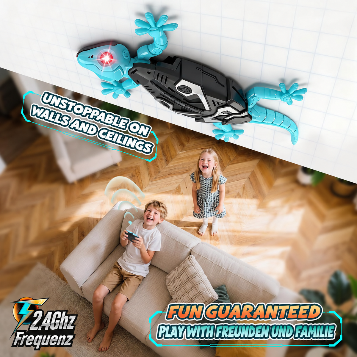Montessori Gecko™ – Wall-Climbing Lizard