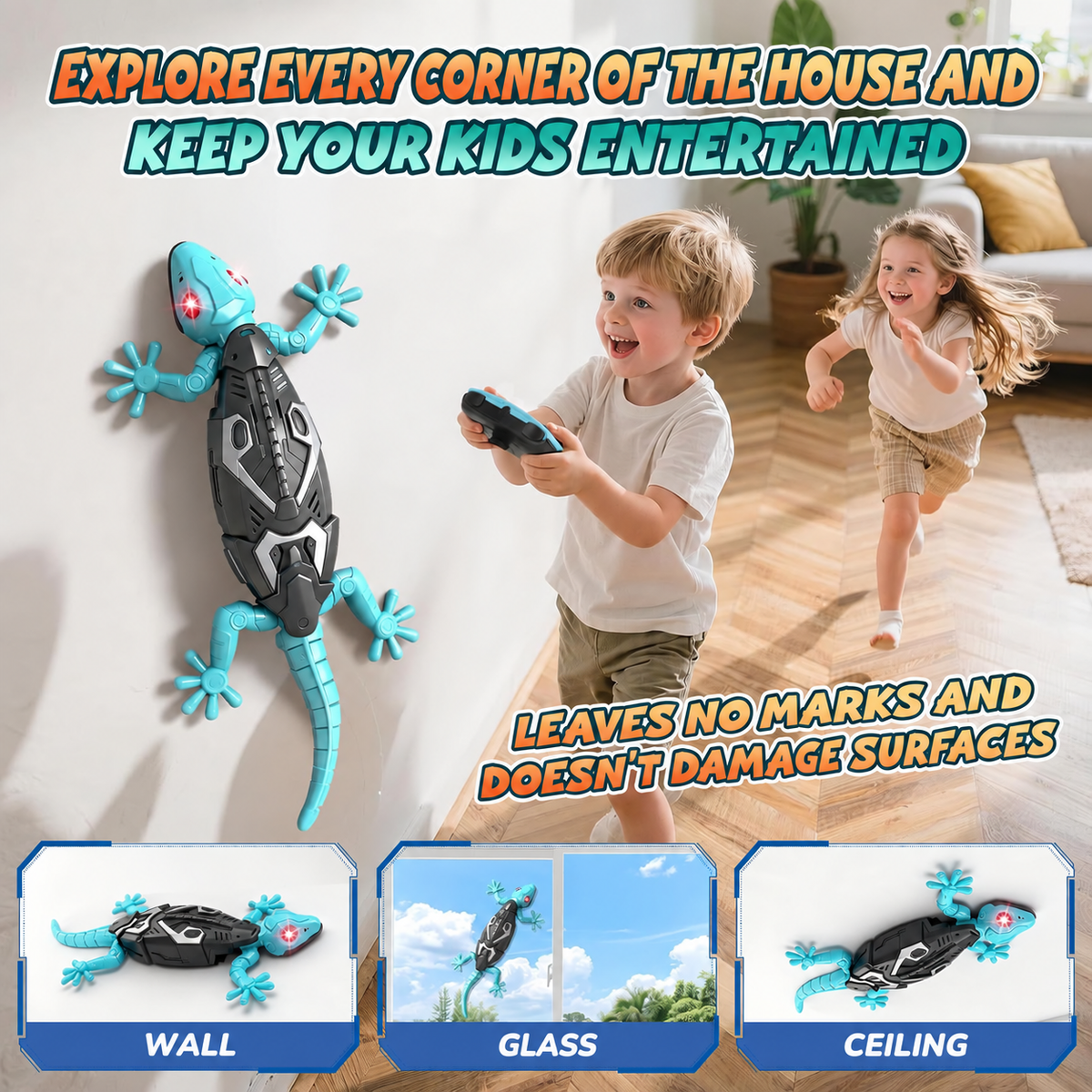 Montessori Gecko™ – Wall-Climbing Lizard