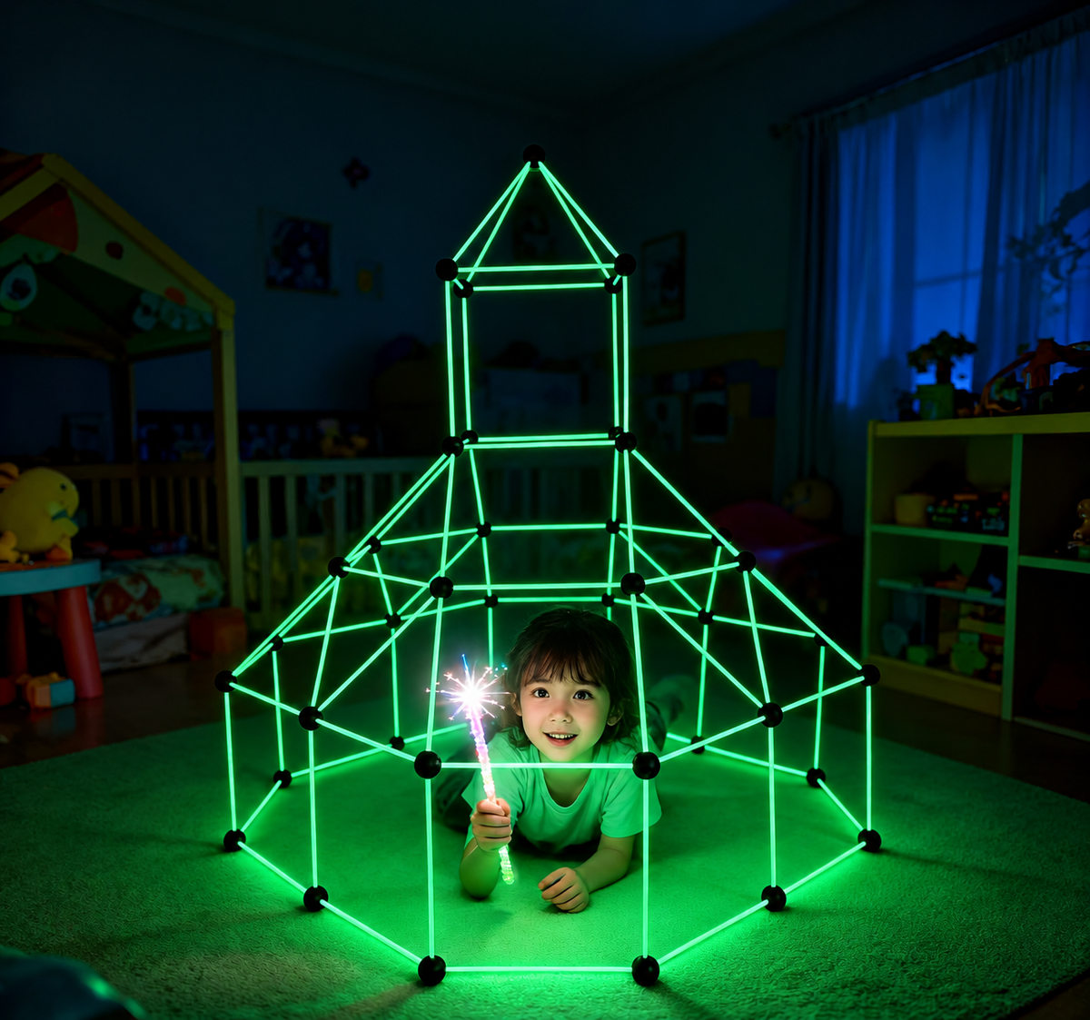 Montessori Glow Fort™– Build Your Own Glowing Fort