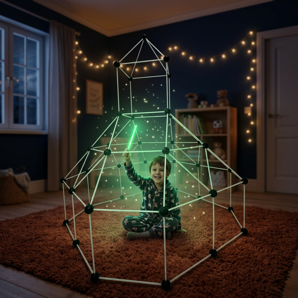 Montessori Glow Fort™– Build Your Own Glowing Fort