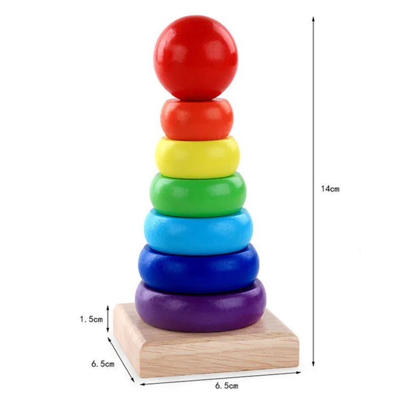Wood Tower™- Colourful Tower