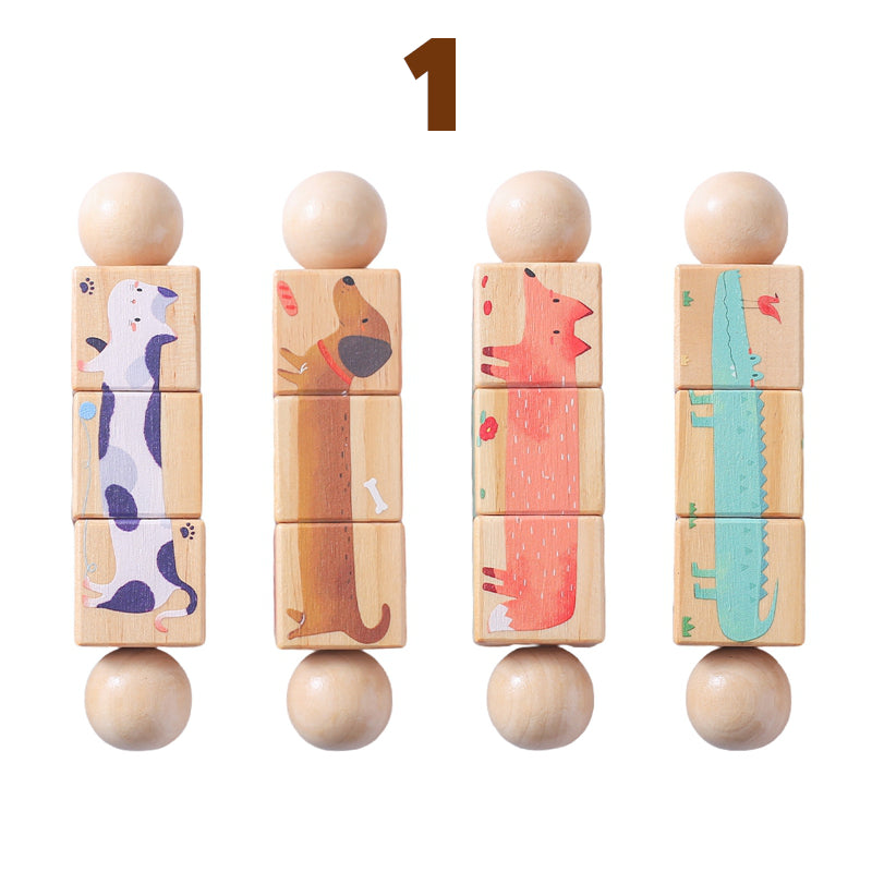 Wood Twist Puzzle™- Wooden Rotating Puzzle
