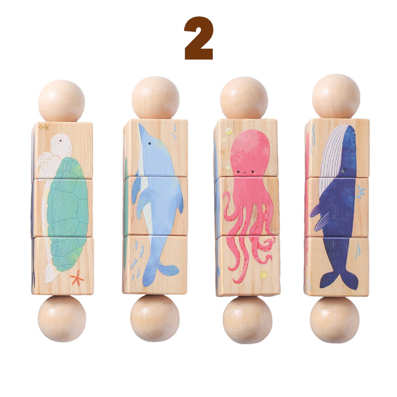 Wood Twist Puzzle™- Wooden Rotating Puzzle