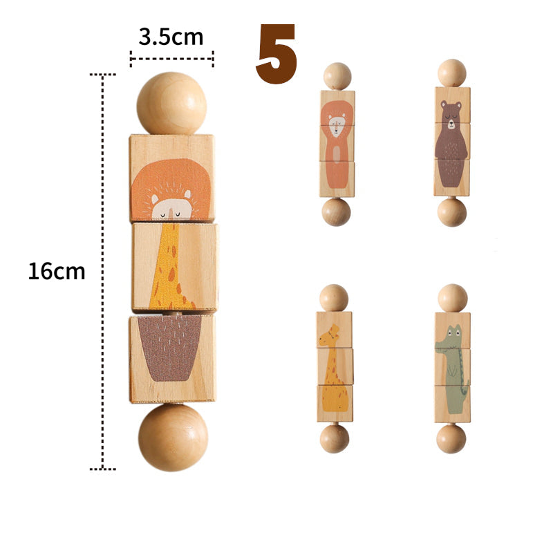 Wood Twist Puzzle™- Wooden Rotating Puzzle