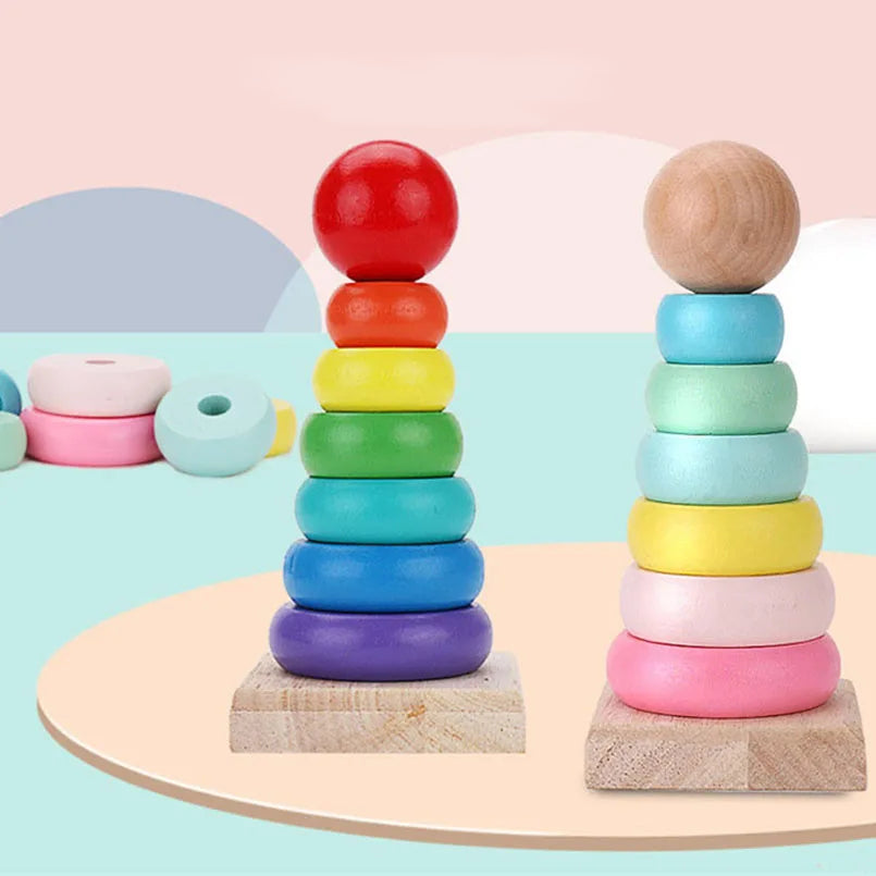 Wood Tower™- Colourful Tower