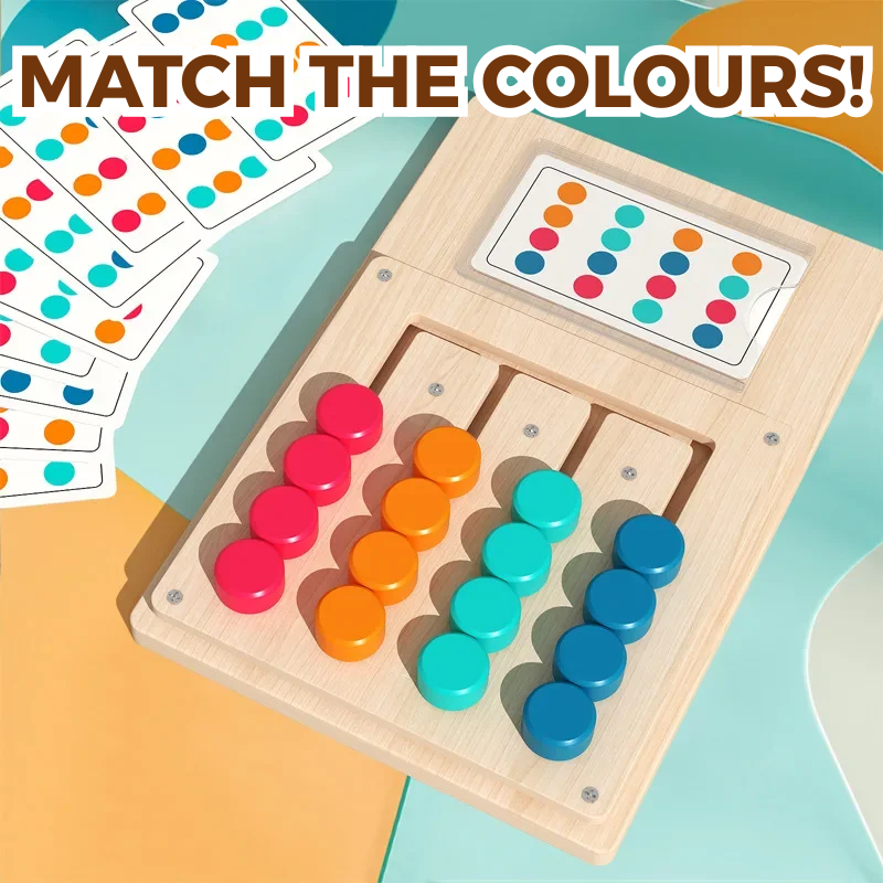 Wood Match™- Match the Blocks to the Card