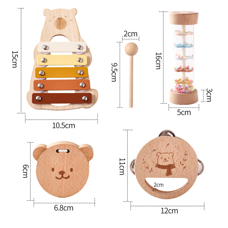 Wood Xylophone™- Wooden Musical Set