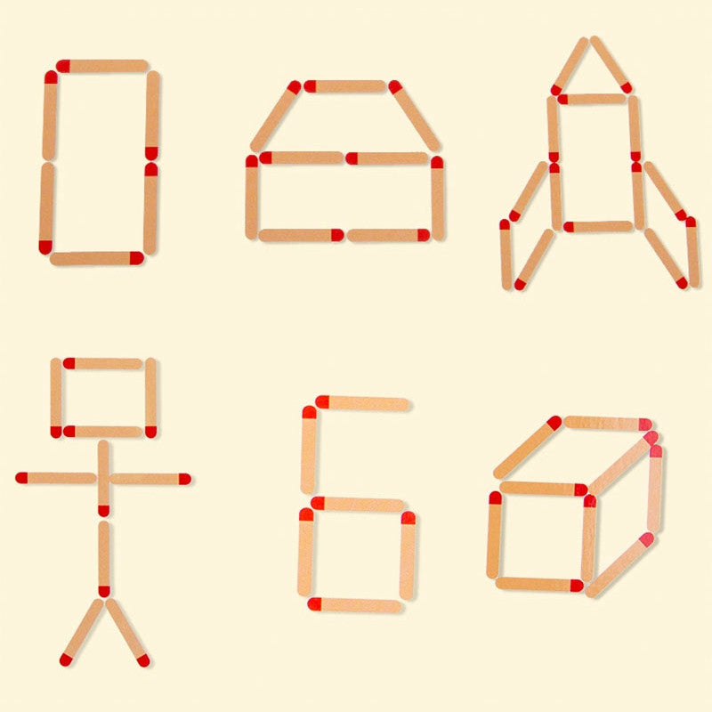 Montessori GeoSticks™- Replicates The Form