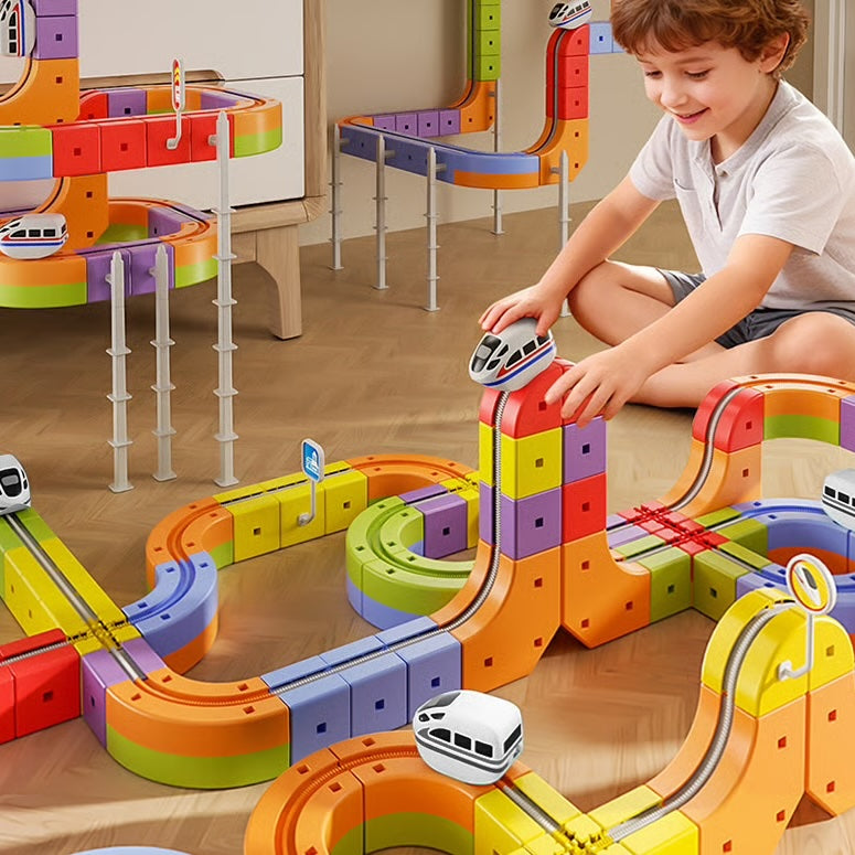 Montessori Puzzle Track™ - Zero Gravity Tower Track