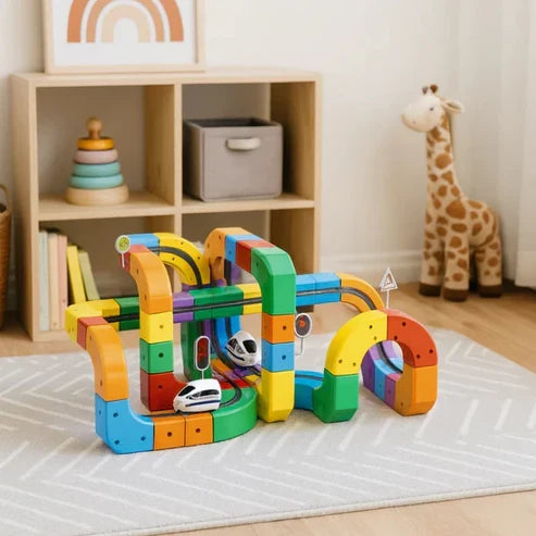 Montessori Puzzle Track™ - Zero Gravity Tower Track
