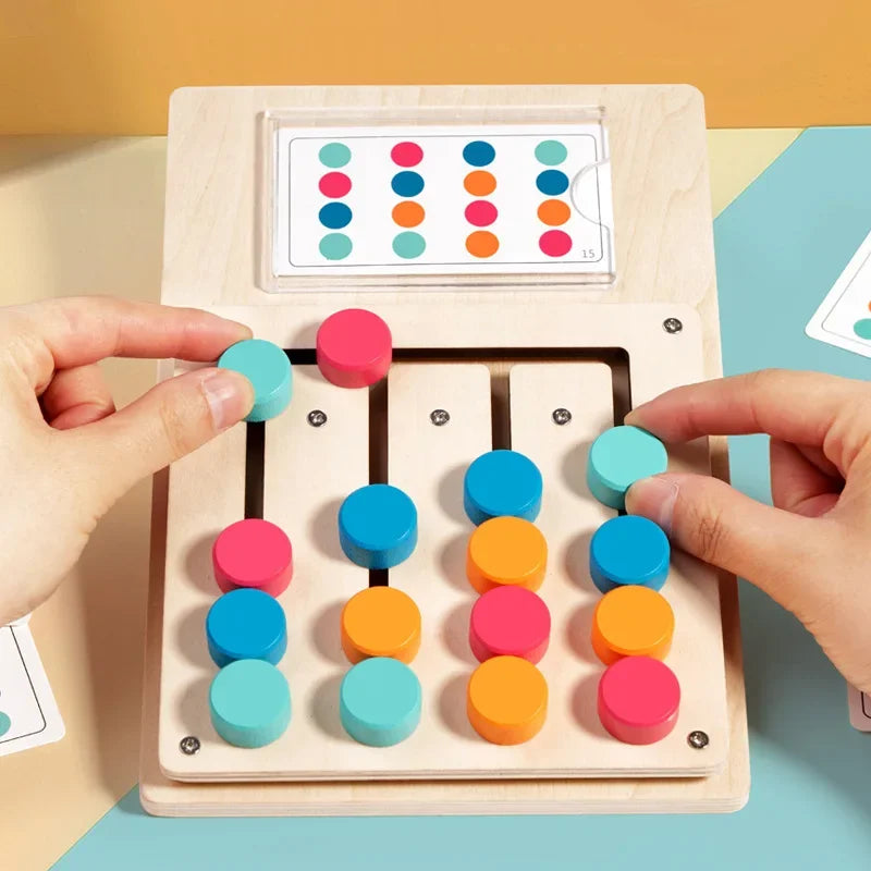 Wood Match™- Match the Blocks to the Card